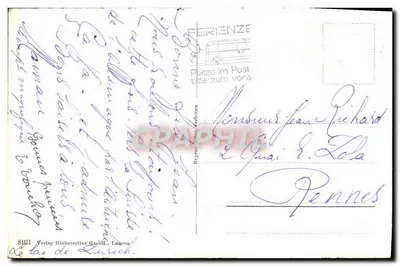 Schindellegi met Zürichsee — panoramische weergave — Verlag Globetrotter GmbH, Lügern — Achterkant
