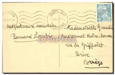Luchon - O Hospício e o Porto de Vérasque — P. Labouche Frères, Toulouse, n°17 — Verso