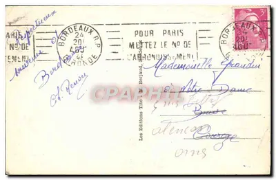 Bordeaux — Le Lac du Parc Bordelais — Tito — Verso
