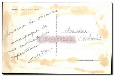 Morez (Jura) — Vista Châterâie — E. Proel, edição em Dole — Verso