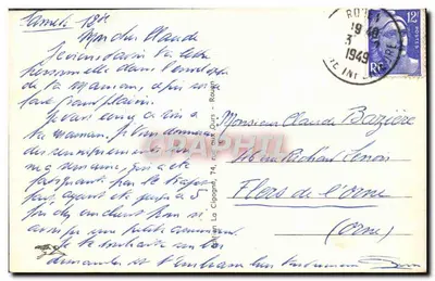 Katedra w ROUEN — Widok ogólny — Wydawca nieznany, numer seryjny 183 — Rewers