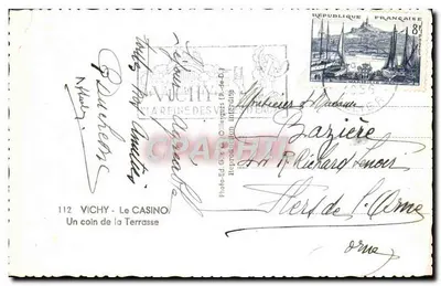 Vichy — Le Casino — éditeur G.d’O. n°112 — Rewers