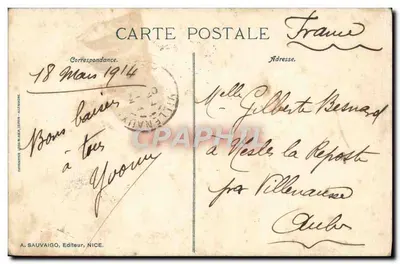 Widok na Monako, Monte Carlo i Kap Martin — N.D. Fot. — nr 192 — Rewers