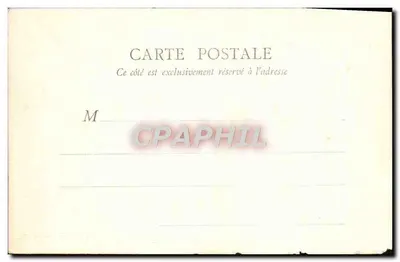 Castillo de Bourbon-l'Archambault — Fachada sur — B.P., París — Reverso