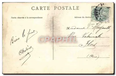 Chartres — Katedra — Widok z Porte Guillaume — B.F. PARIS — Rewers