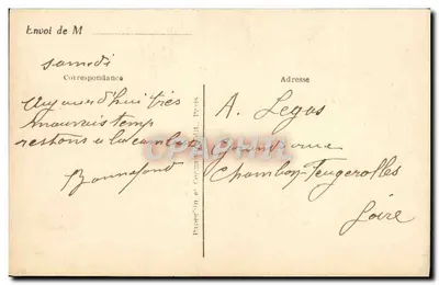 Paryż — Grobowiec Nieznanego Żołnierza — pochowany pod Arcem Triumfalnym 11 listopada 1920 — wydawca J. P. L. (nr 490 bis) — Rewers