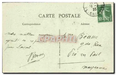 Nice - La Jetée-Promenade, Jardin Public — B. F., Paryż, n°69 — Rewers