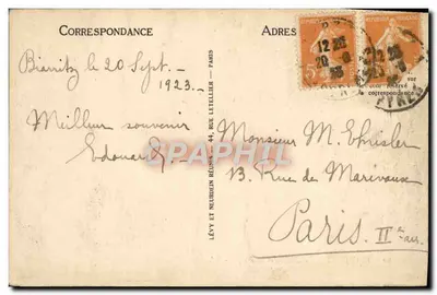 Biarritz - Le Casino et la Plage - LL — Verso
