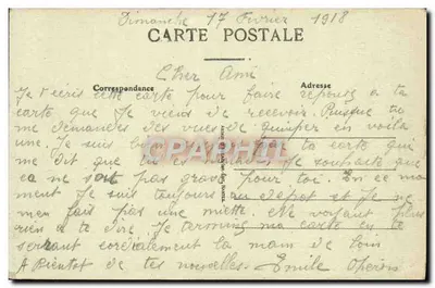 Quimper — Le Champ-de-Bataille et les Quais — Éditeur inconnu, n° 14 — Verso