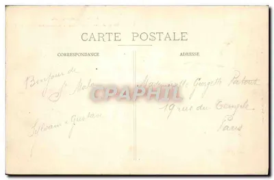 Costa de Esmeralda — O Túmulo de Chateaubriand — G.F. — Verso