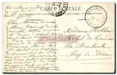 Saint-Malo - Il Tombino di Chateaubriand — Côte d'Émeraude, editore HLM, n°184 — Verso