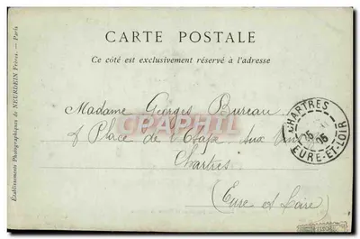 Grenoble — Il Palazzo di Giustizia e la Statua di Bayard — Editore: G. DAMEZET — Verso
