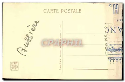 Nymphé — Nymphe entourée de papillons — G. Bussière, n° 7461 — Verso
