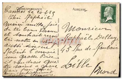 CANNES. — Les Allées et le Mont Chevalier — LL. — N° 209 — Rewers