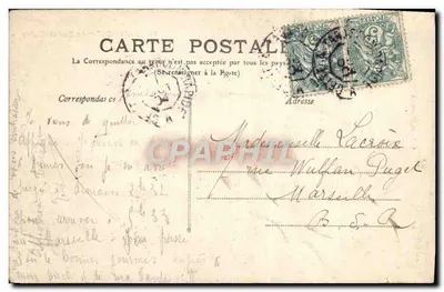 Saint-Affrique — O Cais e a Igreja — C. Amat, editor — Verso