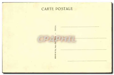 Stara pocztówka Muzeum Louvre Carpeaux Taniec — Rewers