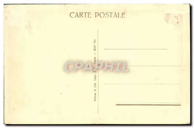 Castello di Versailles — La Camera da Letto di Luigi XIV — Braun & Cie, Parigi — Verso