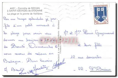 Corniche w Royan — plaża i punkt Vallières — Tito — Rewers