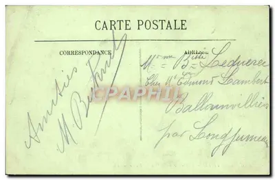 Trouville — Przybycie statku z Havre — LL. nr 56 — Rewers