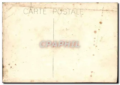 CARTE PHOTO Homem Marítimo — Verso