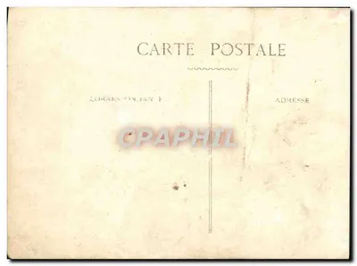 Menina sentada em uma cadeira — jardim — Carta postal — Verso
