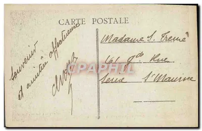 Fégamp — Rochas e Falésias Curiosas — Éd. Combier, Mador — Verso