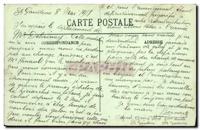 Gavarnie — Sarrades widziane z lodowca Taillon — LL. — n°60 — Rewers