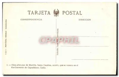 Santa Catalina — martírio — Edição Juan Ria, Javoloyes — Verso
