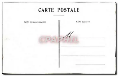 Castelo de Saint Germain — vista do parque com fonte — editor não identificado — Verso