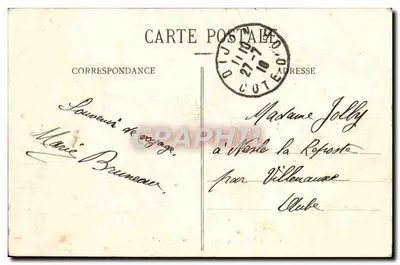 Dijon - Plaza Darcy — L. V., editor — n° 667 — Reverso