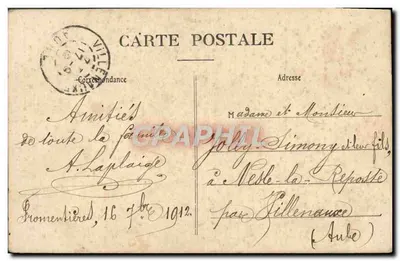 Rzecznik z Fromentières — wydawca G. Dart, Montmirail — nr 10 — Rewers