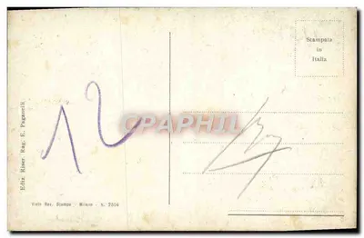 Genova — Monumento Galliera — Wydawca Riser Rag. E. Paganelli, N. 2504 — Rewers