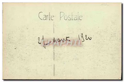 Reims — Katedra św. Jakuba — ruiny po wojnie — wydawca Reims-Katedra, nr 255 — Rewers