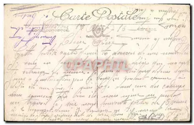 Chalons-sur-Marne — panorama ku katedrze blisko Notre-Dame — SHERONA, LL, Widok Paryża nr 2 — Rewers