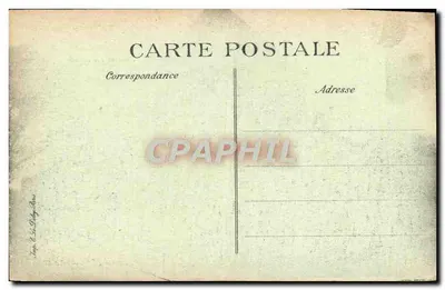 SermAize-les-Bains — Igreja destruída após a batalha da Marne (6-12 set. 1914) — O. J. — Verso
