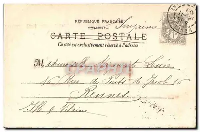 Marseille - Les Réformés e o Monument dos Mobiles — Philippe C. Lanneau, n° 650 — Verso
