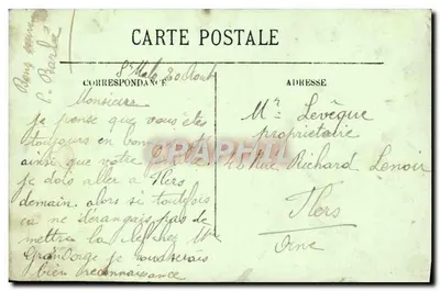 Saint-Malo — A Grande Praia e o Casino — LL. — N° 141 — Verso