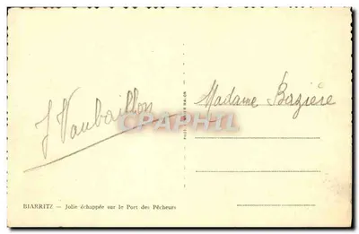 Biarritz — Piękny widok na Port Pływaków — Fot. Lauribalon — Rewers