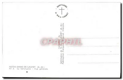 Santuário Nossa Senhora de Laghet — Vista geral — Coleção N.-D. de Laghet (A.-M.) — Verso
