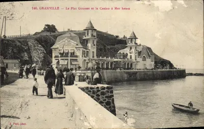 Granville — Plat Gousset i Kasyno przy Wysokiej Plażi — J. Puel, fot. n°146