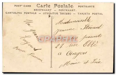 Saumur — L'Hotel de Ville — editore ND, n°7 — Verso