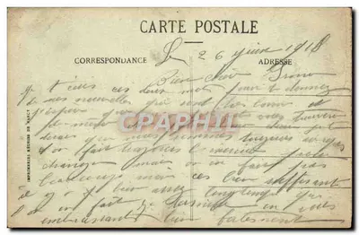 Dunkerque — L'Avenue de la Gare — Le Pont Thiers — La Sous-Préfecture — C.A.R. n°20 — Verso