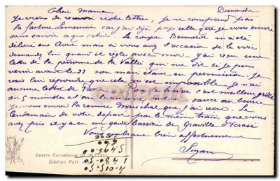 Combate naval de Amblet: o fim do "Blücher" — Pinx C. Fouqueray — I.M.I. 2114 — Verso