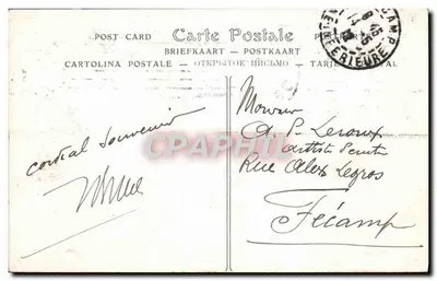 Jezioro Island — Widok krajobrazowy — E. René HIS, Fot. — Salon 1912, Towarzystwo Sztuk Pieknych — Rewers