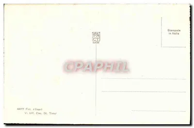 Gérom - Uma luta de galos — Editor: Fot. Alinari, n° 4497 — Verso