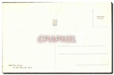 Santerre - Suzanne ao banho — reprodução de uma pintura — editor V. Uff. Rev. St. Terni, n° 4485 — Verso