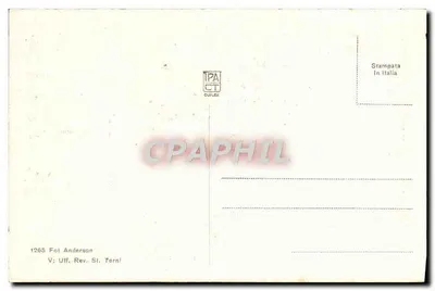 Vênus e Adônis — reprodução de uma pintura de Tintoret — editor Fot Anderson, n° 1265 — Verso