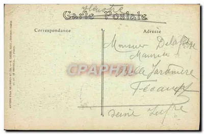 Obraz cudowny — autor Tattegrain — wydawca Ancienne etal. Snc, Paryż — Rewers