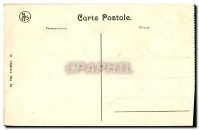 A Meuse vista dos rochedos de Warenne e de Champalle — Dvoir — Ed. Neils, Bruxelas, n°16 — Verso