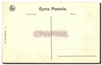 As Ruínas de Poilvache — Houx — Ed. Nels Bruxelles 18 — Verso